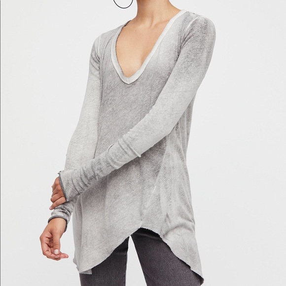 Free People Tops - Free People Long Beach Tee NWOT